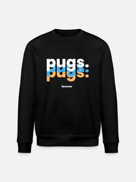 Forever Mops - Den søde følgesvend - Stanley/Stella økologisk unisex-sweatshirt ROLLER - sort