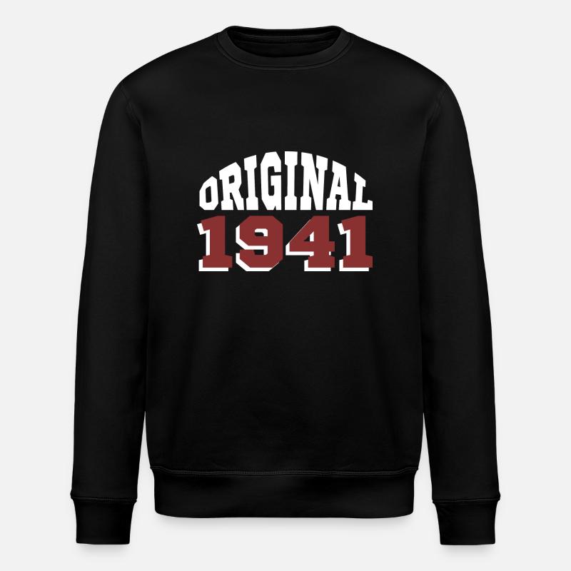 Original 1941 - Stanley/Stella Unisex Bio-Sweatshirt ROLLER - Schwarz