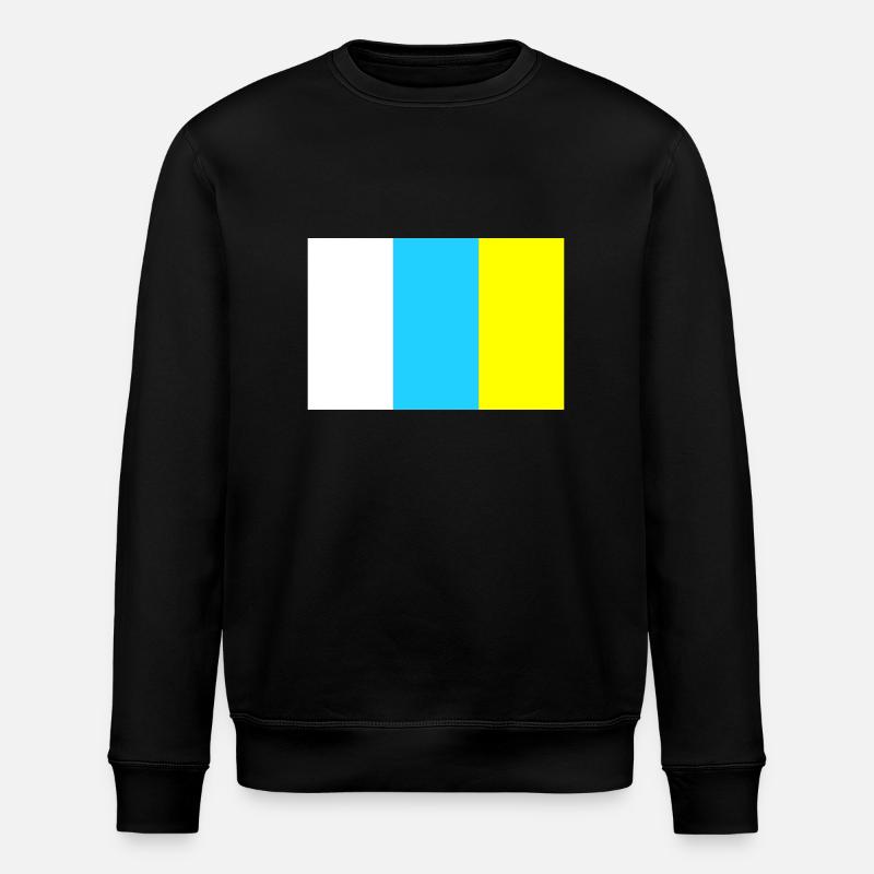 Canaries - drapeau - Sweat bio ROLLER Stanley/Stella Unisexe - noir