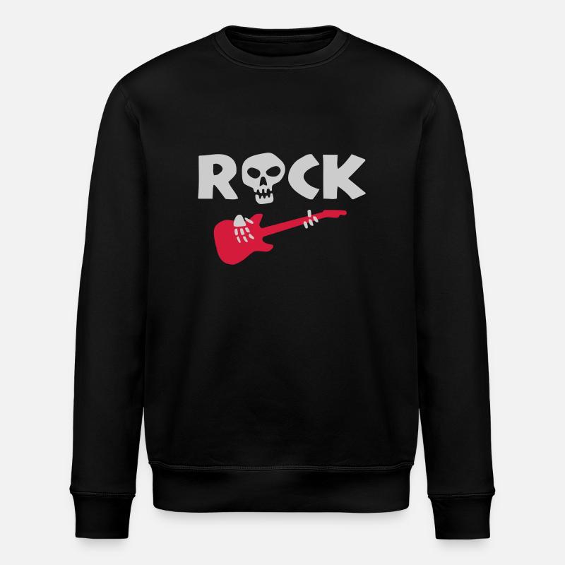 rock_skeleton - Sweat bio ROLLER Stanley/Stella Unisexe - noir