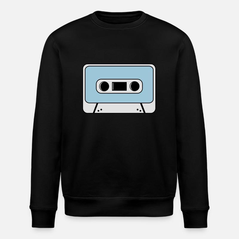 cassette - Stanley/Stella ROLLER Unisex Organic Sweatshirt - black