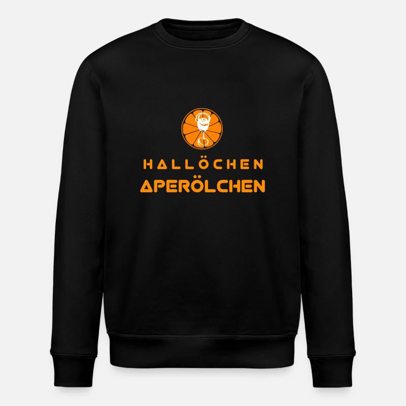 Hallöchen Aperölchen - Stanley/Stella Unisex Bio-Sweatshirt ROLLER - Schwarz