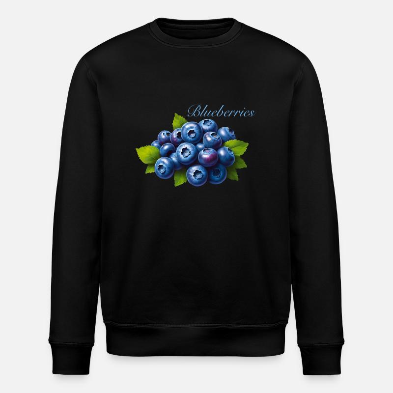 Bleuets - Sweat bio ROLLER Stanley/Stella Unisexe - noir