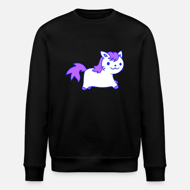 Little Pony Cat Face Équitation - Sweat bio ROLLER Stanley/Stella Unisexe - noir