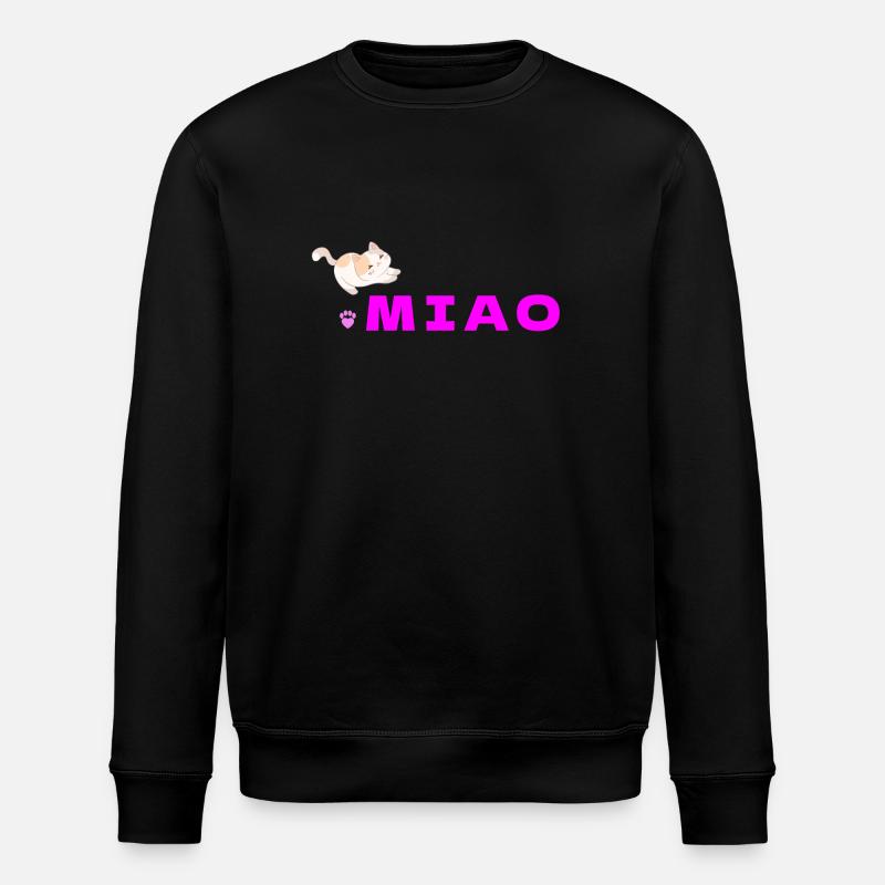 Miaulement Joyeux - Stanley/Stella Unisex Bio-Sweatshirt ROLLER - Schwarz