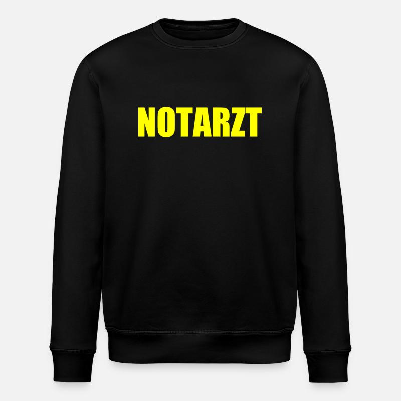 Notarzt - Stanley/Stella Unisex Bio-Sweatshirt ROLLER - Schwarz