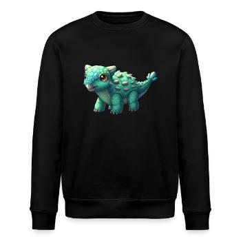 BIG - Stanley/Stella ROLLER Unisex Organic Sweatshirt - black - Front - Nik (191cm)