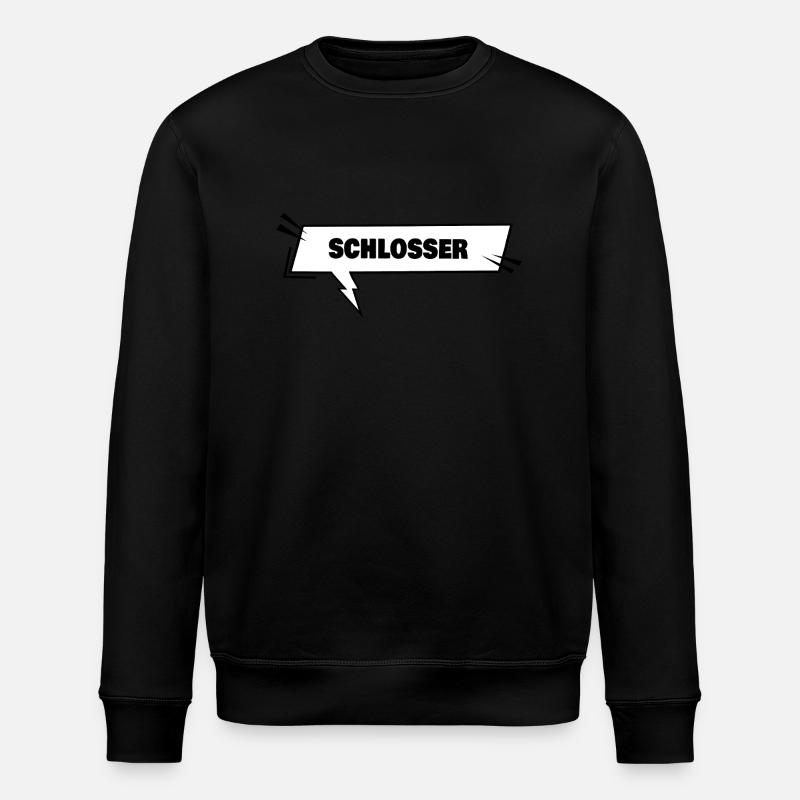 Locksmith - Stanley/Stella ROLLER Unisex Organic Sweatshirt - black