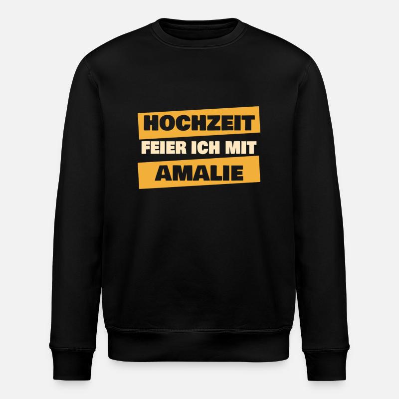 Amalie - Sweat bio ROLLER Stanley/Stella Unisexe - noir