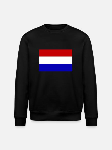 Netherlands flag - Stanley/Stella ROLLER Unisex Organic Sweatshirt - black