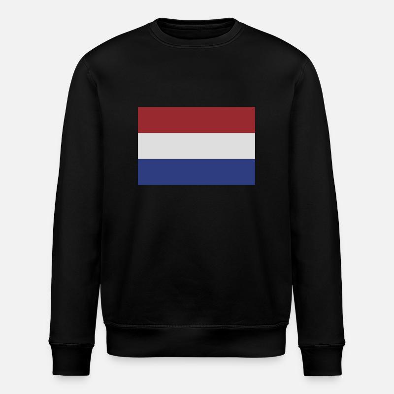 niederlande - Stanley/Stella Unisex Bio-Sweatshirt ROLLER - Schwarz