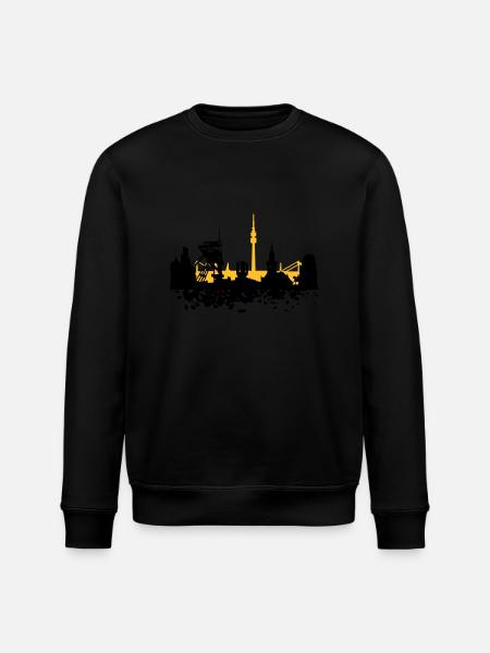 Dortmund Skyline - Sweat bio ROLLER Stanley/Stella Unisexe - noir