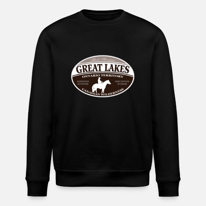 Great Lakes - Stanley/Stella ROLLER Unisex Organic Sweatshirt - black