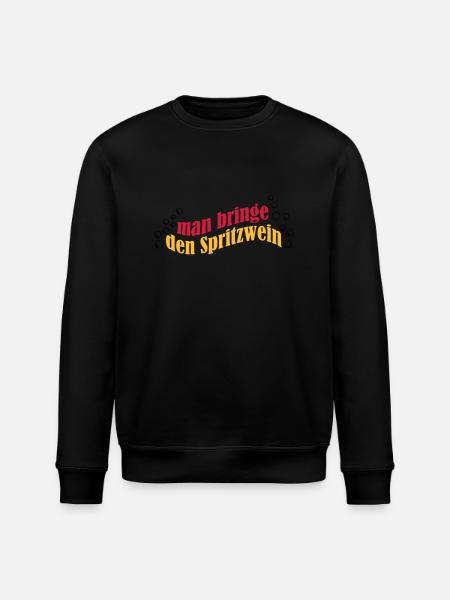 Spritzwein - Stanley/Stella Unisex Bio-Sweatshirt ROLLER - Schwarz