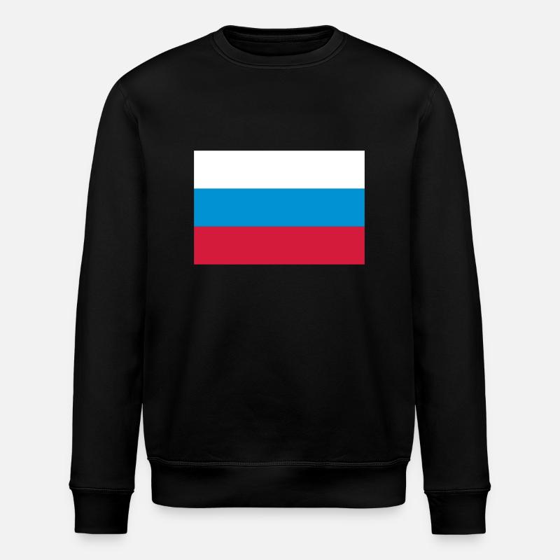 russia flag - Sweat bio ROLLER Stanley/Stella Unisexe - noir