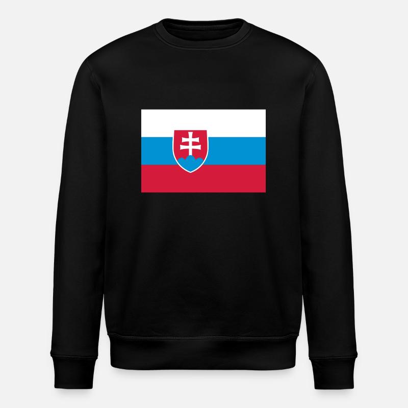slovakia flag - Sweat bio ROLLER Stanley/Stella Unisexe - noir
