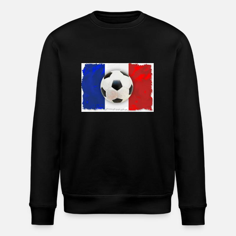 Frankreich Fußball - Stanley/Stella Unisex Bio-Sweatshirt ROLLER - Schwarz