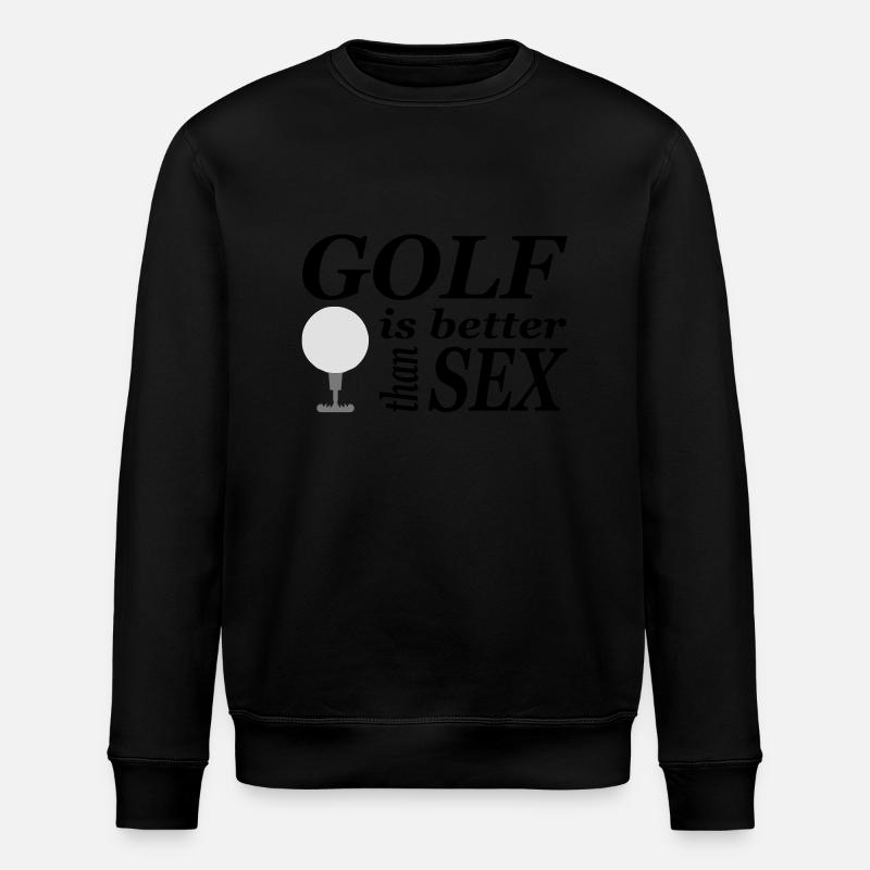 amusant de golf - Sweat bio ROLLER Stanley/Stella Unisexe - noir