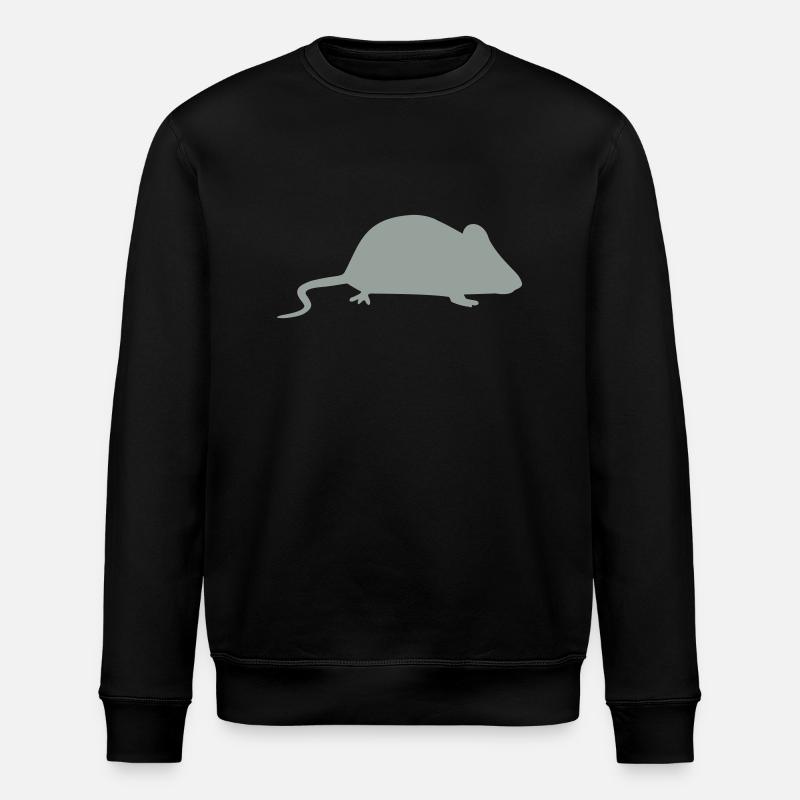 Maus - Stanley/Stella Unisex Bio-Sweatshirt ROLLER - Schwarz