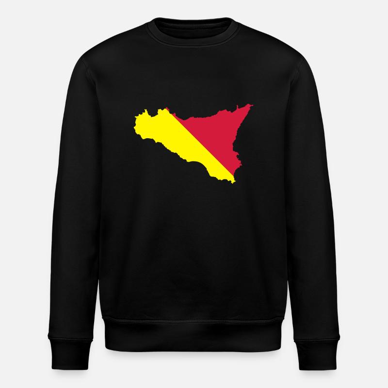 Sicile - Sweat bio ROLLER Stanley/Stella Unisexe - noir