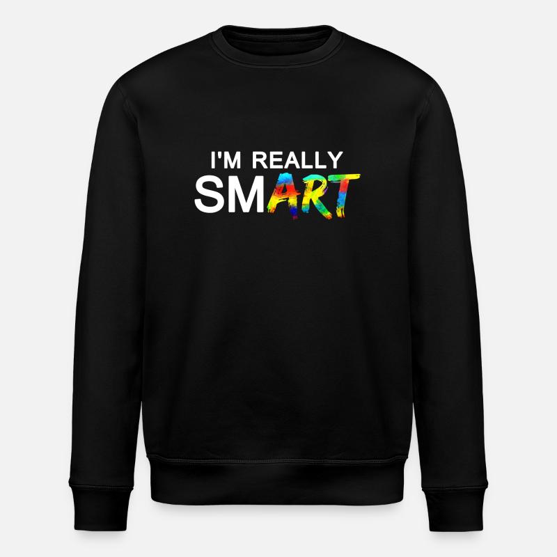 Really SmART 02 - Stanley/Stella Unisex Bio-Sweatshirt ROLLER - Schwarz