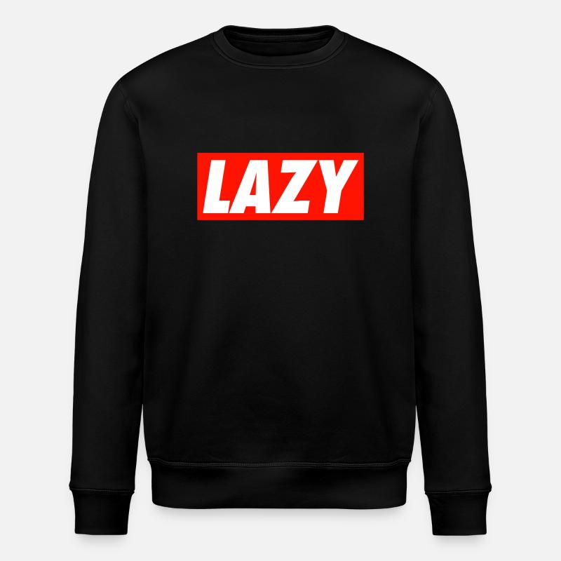 Lazy - Stanley/Stella ROLLER Unisex Organic Sweatshirt - black