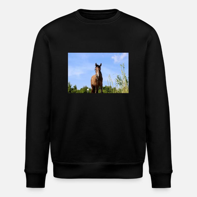 cheval - Sweat bio ROLLER Stanley/Stella Unisexe - noir