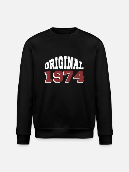 Original 1974 - Stanley/Stella Unisex Bio-Sweatshirt ROLLER - Schwarz