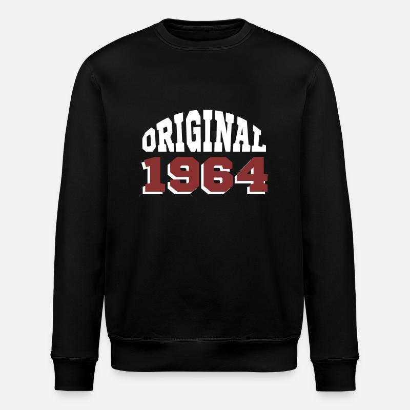 Original 1964 - Stanley/Stella Unisex Bio-Sweatshirt ROLLER - Schwarz