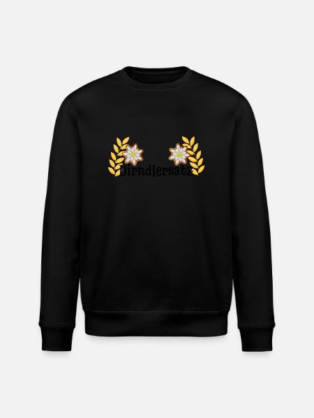 Dirndlersatz - Stanley/Stella Unisex Bio-Sweatshirt ROLLER - Schwarz
