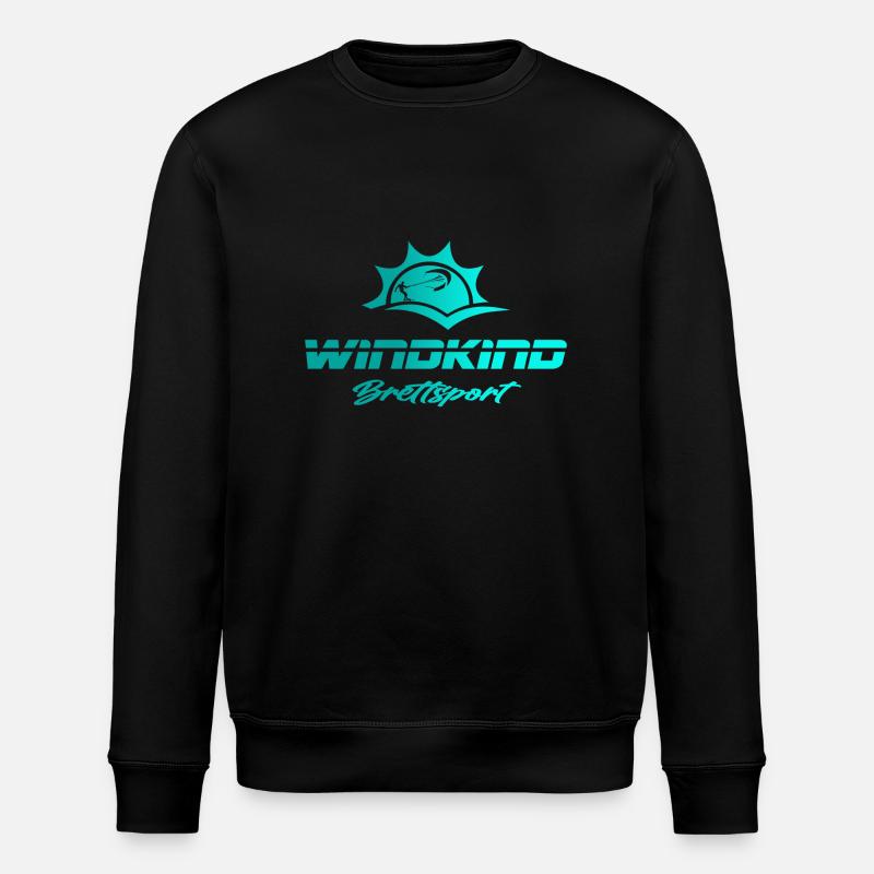 Surfen - Stanley/Stella Unisex Bio-Sweatshirt ROLLER - Schwarz