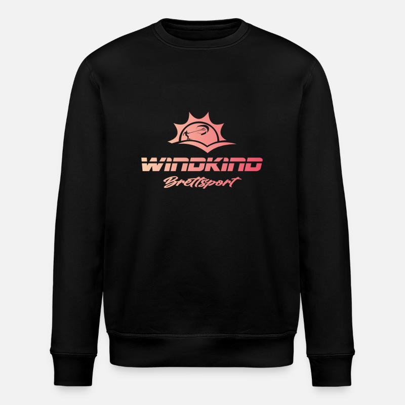 Kitesurf - Sweat bio ROLLER Stanley/Stella Unisexe - noir