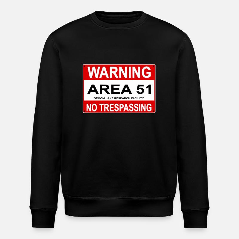 Bouclier AREA 51 - Sweat bio ROLLER Stanley/Stella Unisexe - noir