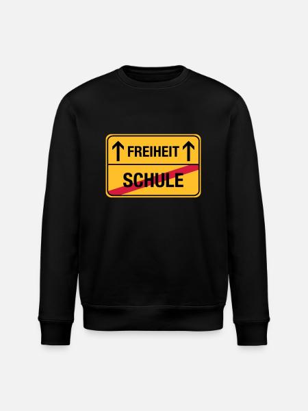 Schule – Freiheit - Stanley/Stella Unisex Bio-Sweatshirt ROLLER - Schwarz