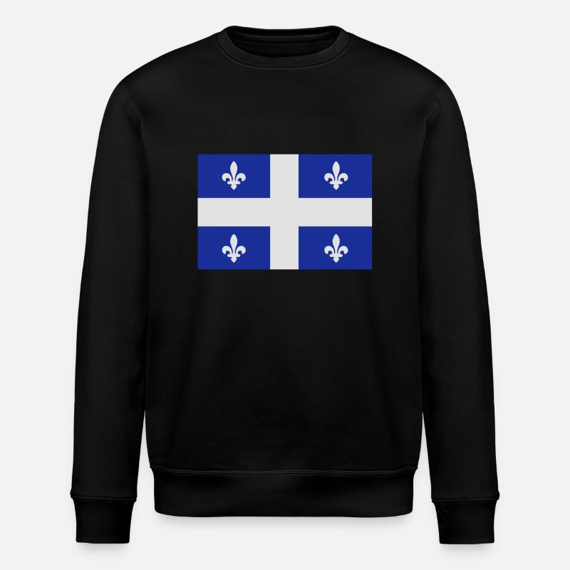 drapeau québec - quebec flag - Sweat bio ROLLER Stanley/Stella Unisexe - noir