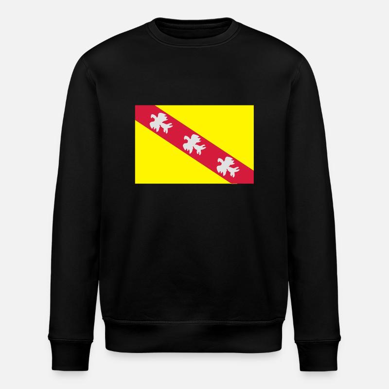 Drapeau Lorraine - Sweat bio ROLLER Stanley/Stella Unisexe - noir