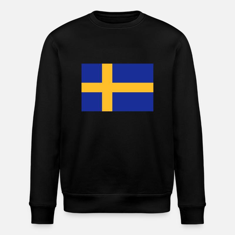 drapeau_suede - Stanley/Stella ROLLER Unisex Organic Sweatshirt - black