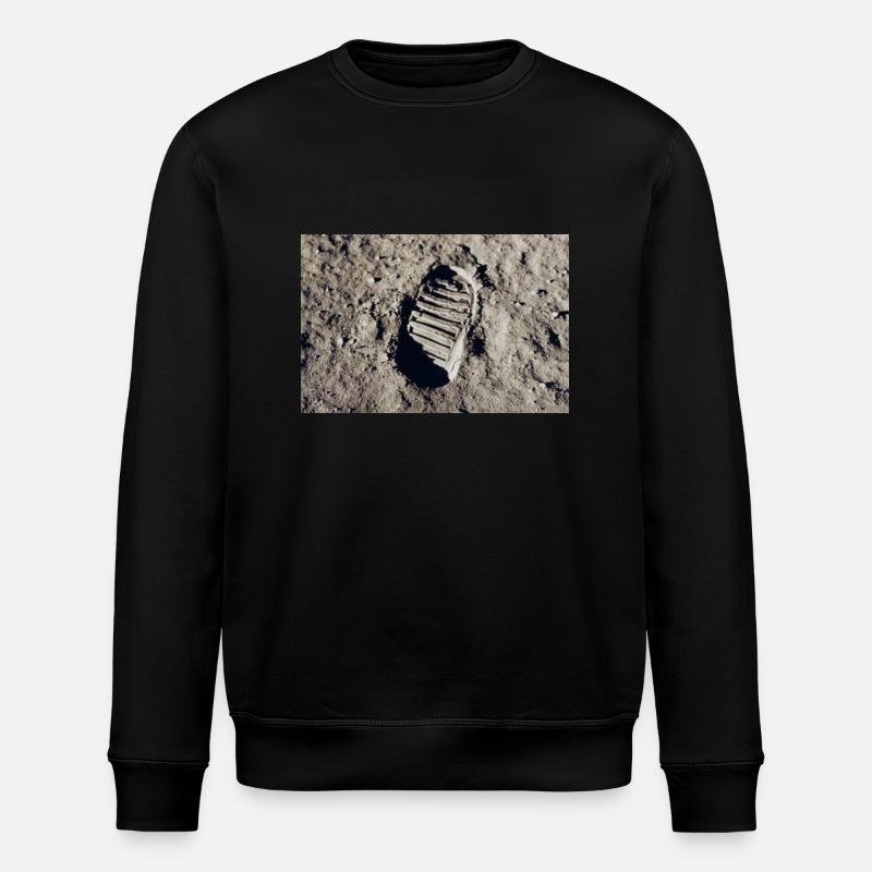 Apollo11 Mond Poster - Stanley/Stella Unisex Bio-Sweatshirt ROLLER - Schwarz