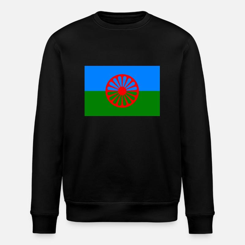Drapeau du peuple rom - Sweat bio ROLLER Stanley/Stella Unisexe - noir