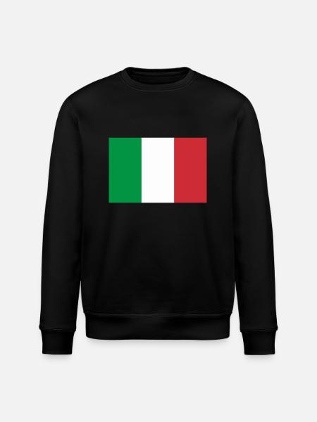 Flag Italy / Italian flag - Stanley/Stella ROLLER Unisex Organic Sweatshirt - black