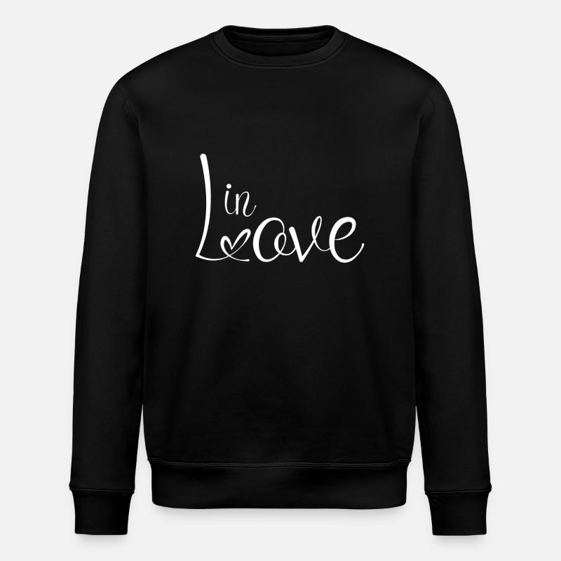 In Love blanc - Sweat bio ROLLER Stanley/Stella Unisexe - noir