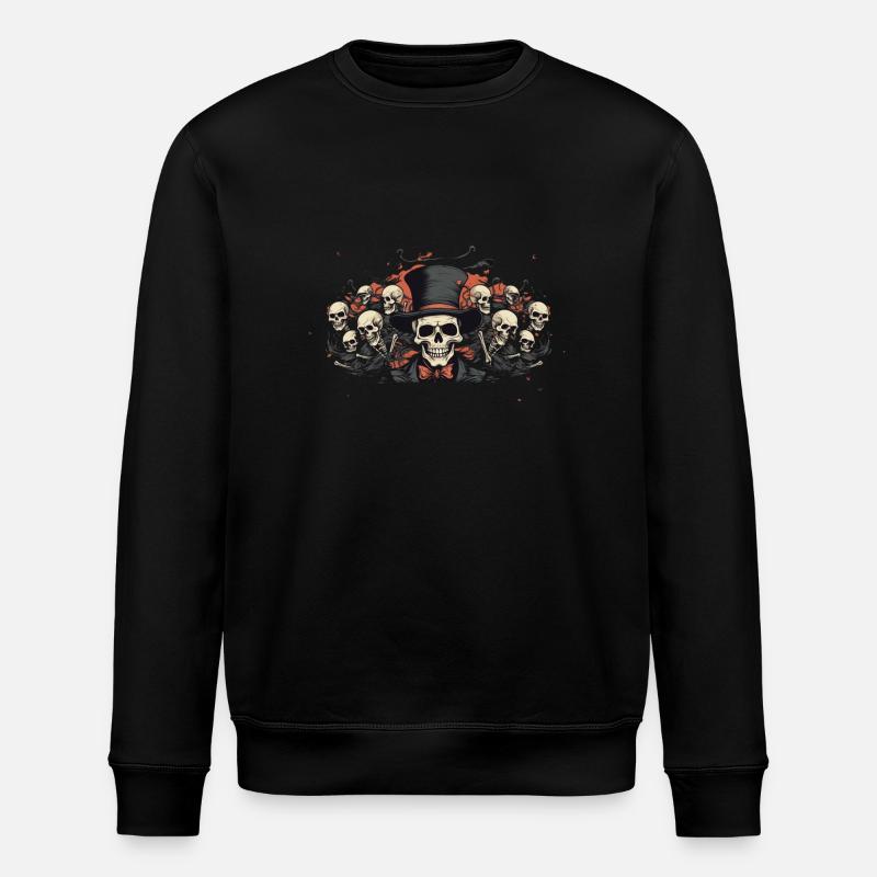 Skeletons - Stanley/Stella ROLLER Unisex Organic Sweatshirt - black