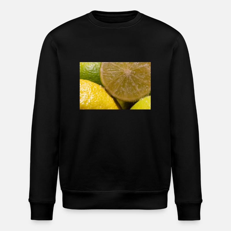 Lime - Stanley/Stella ROLLER Unisex Organic Sweatshirt - black