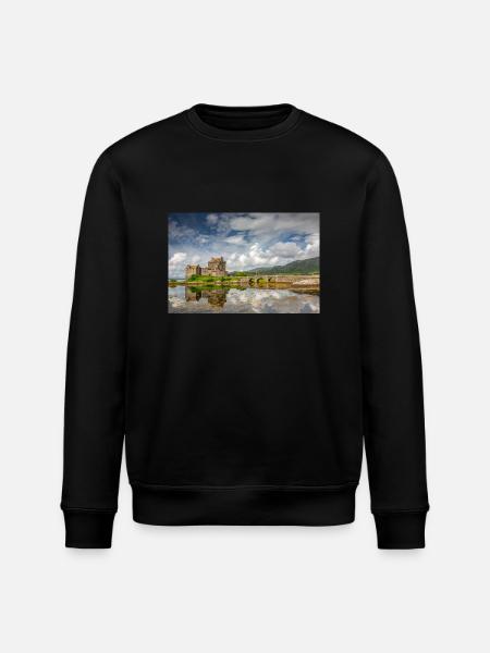 Schottland Eilean Donan Castle - Stanley/Stella Unisex Bio-Sweatshirt ROLLER - Schwarz