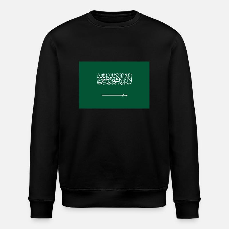 Saudi Arabia / Drapeau Arabie Saoudite - Sweat bio ROLLER Stanley/Stella Unisexe - noir
