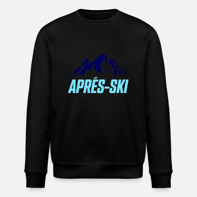 Apres ski berge - Stanley/Stella Unisex Bio-Sweatshirt ROLLER - Schwarz