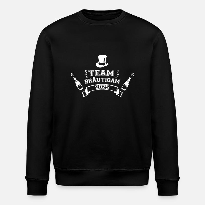 team bräutigam 2025 - Stanley/Stella Unisex Bio-Sweatshirt ROLLER - Schwarz