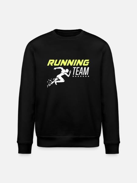 Running Team 1 - Stanley/Stella ROLLER Unisex Organic Sweatshirt - black