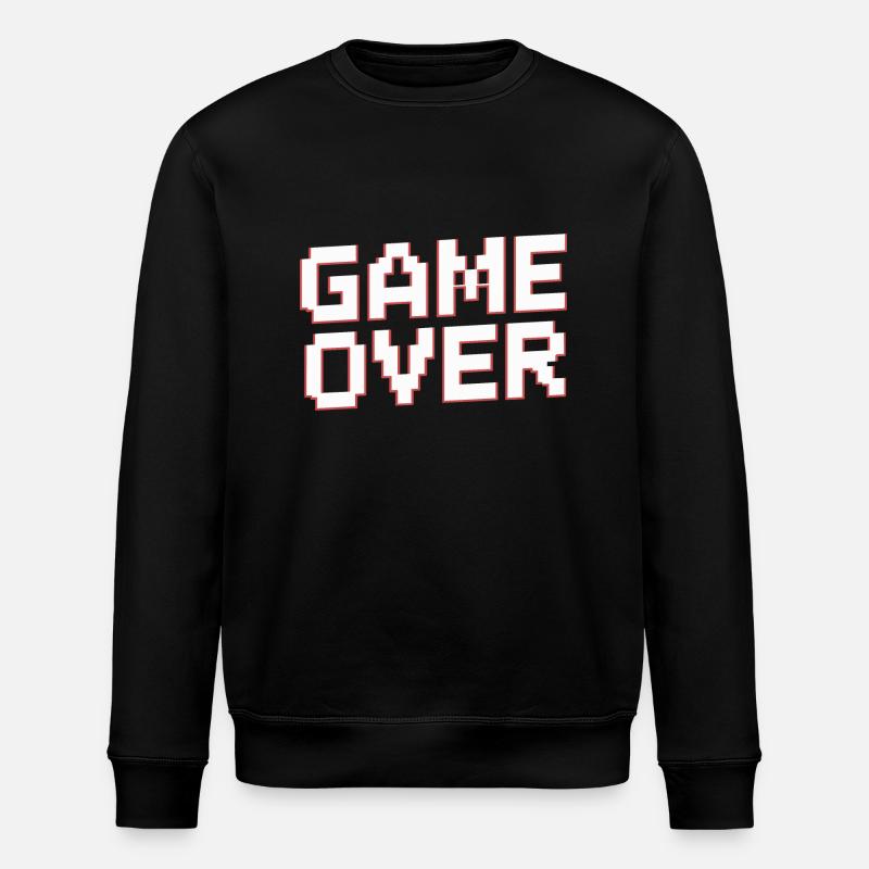 GAME OVER - Stanley/Stella ROLLER Unisex Organic Sweatshirt - black