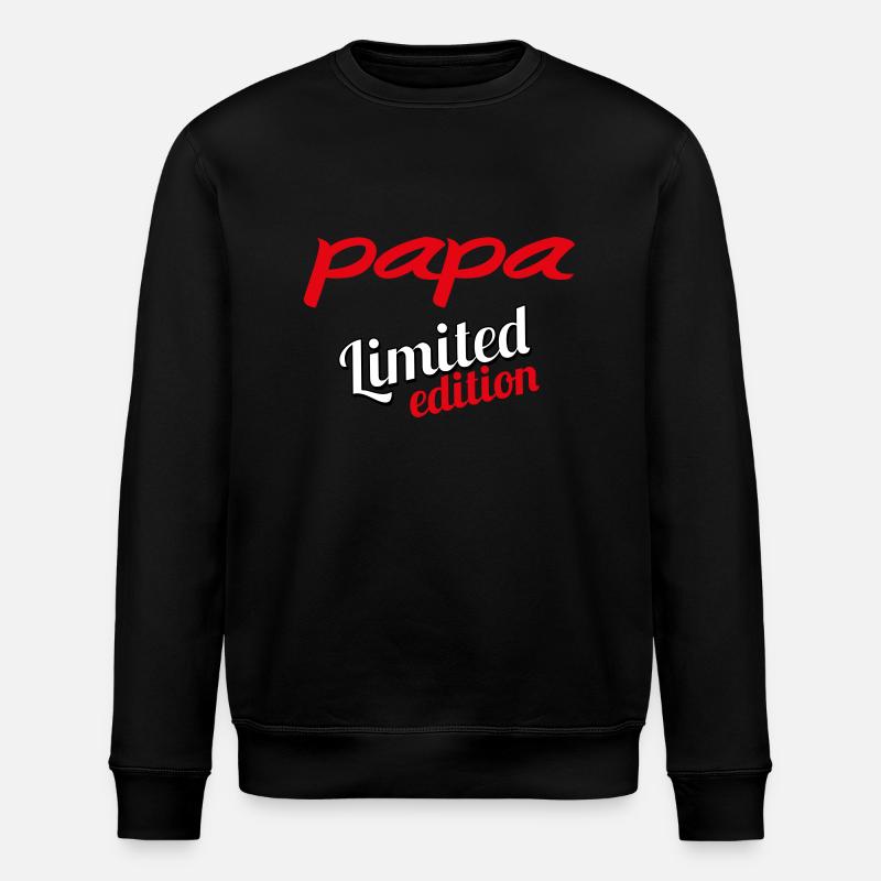 PAPA LIMITIERTE AUFLAGE - Stanley/Stella Unisex Bio-Sweatshirt ROLLER - Schwarz
